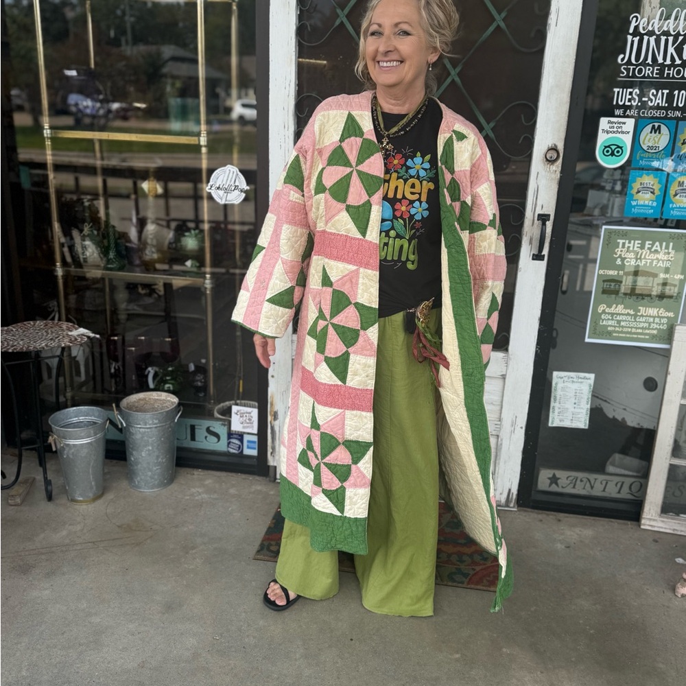 Vintage Patchwork Quilted Coat